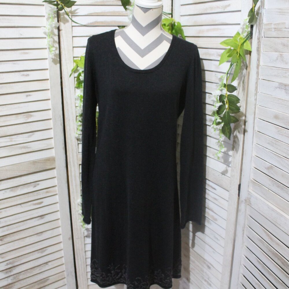 Aventura Black organic cotton blend maxi dress